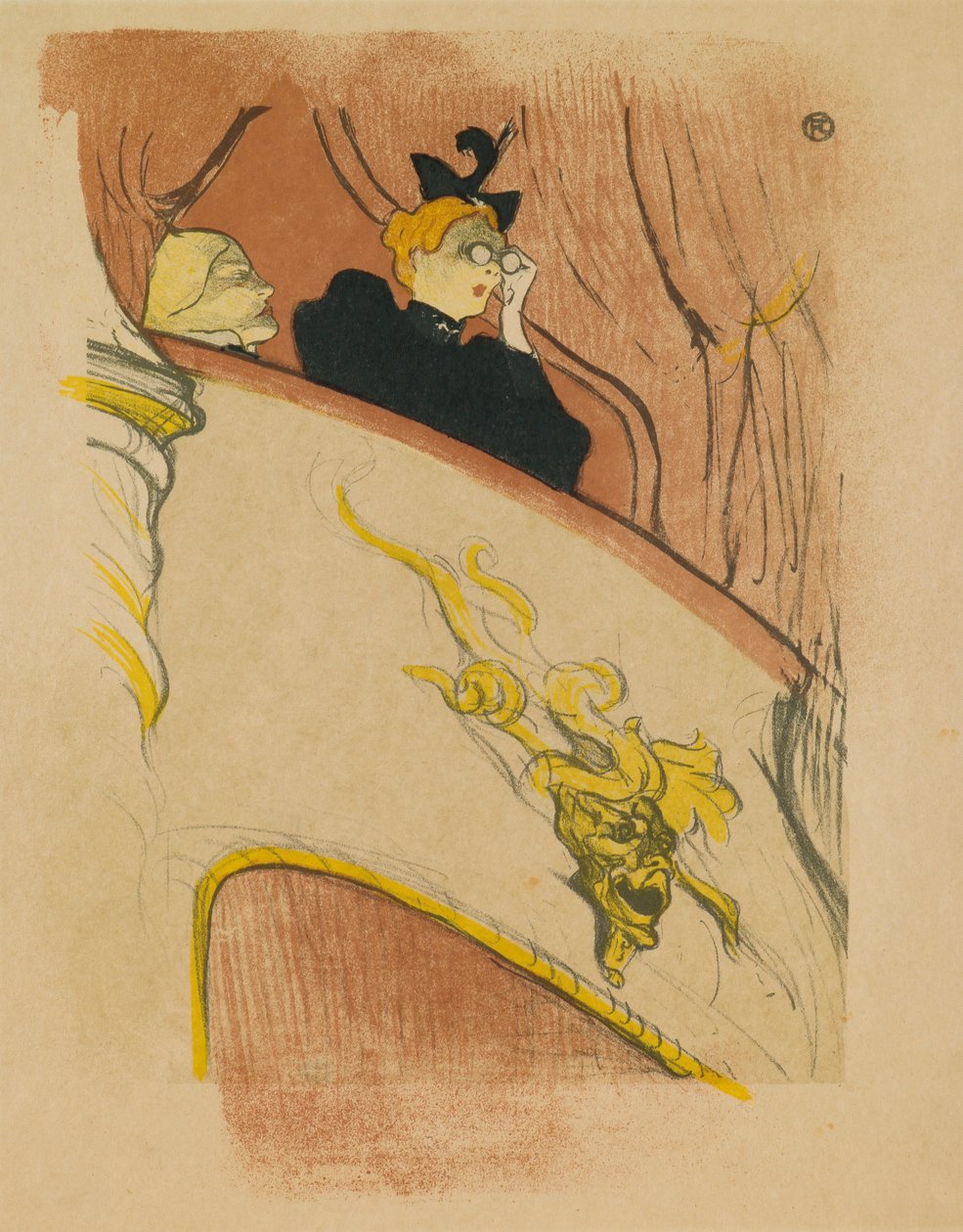 The Golden Mascaron Lodge av Henri de Toulouse Lautrec
