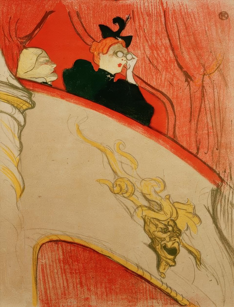 The Lodge at Golden Mascaron av Henri de Toulouse Lautrec