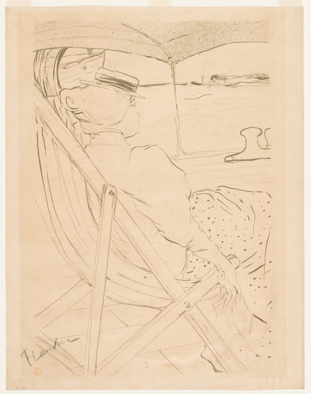 Passasjeren på 54 av Henri de Toulouse Lautrec