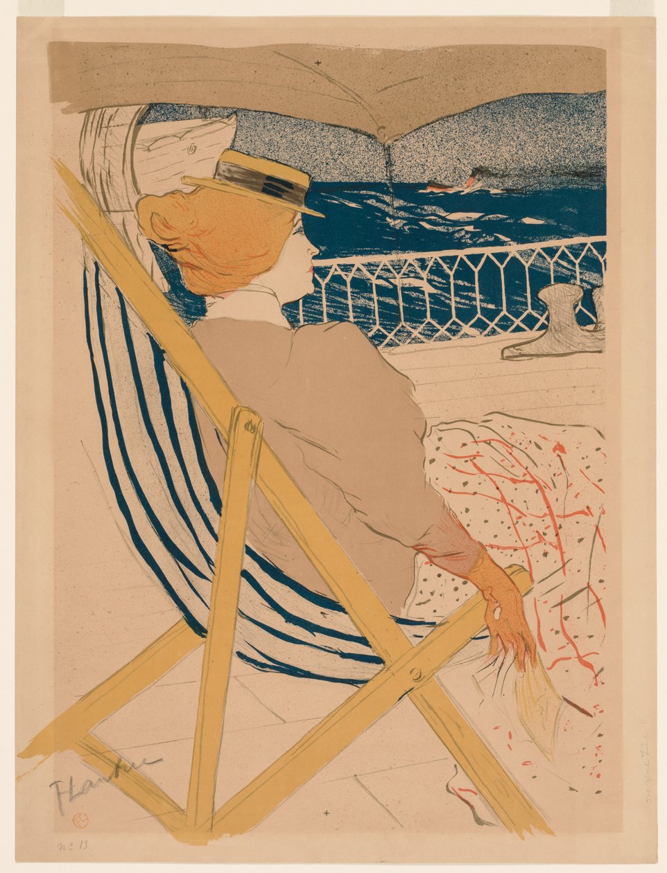 Passasjeren til 54, 1896. av Henri de Toulouse Lautrec