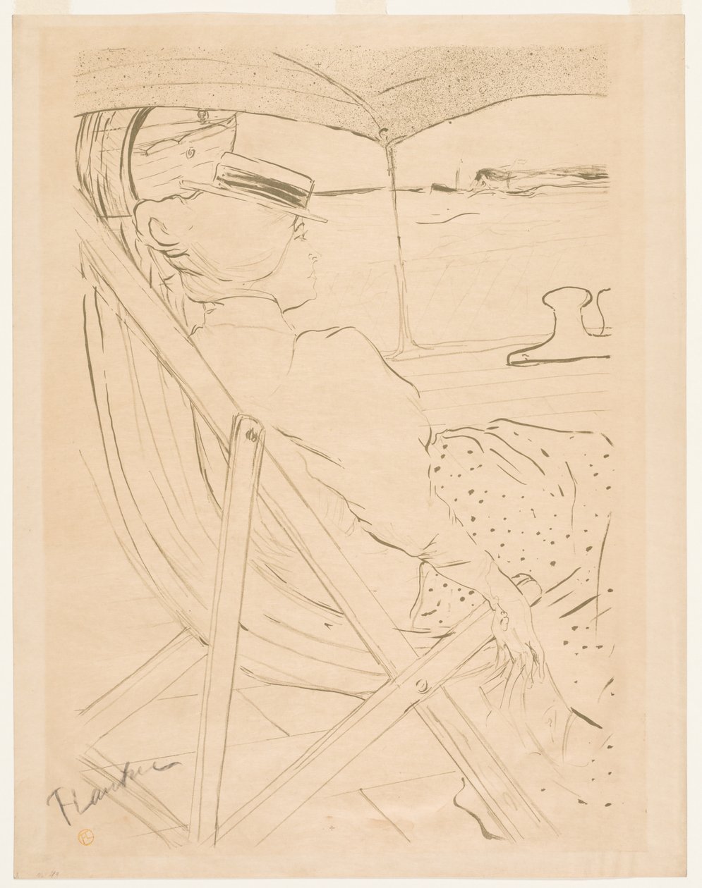 Passasjeren til 54, 1896. av Henri de Toulouse Lautrec