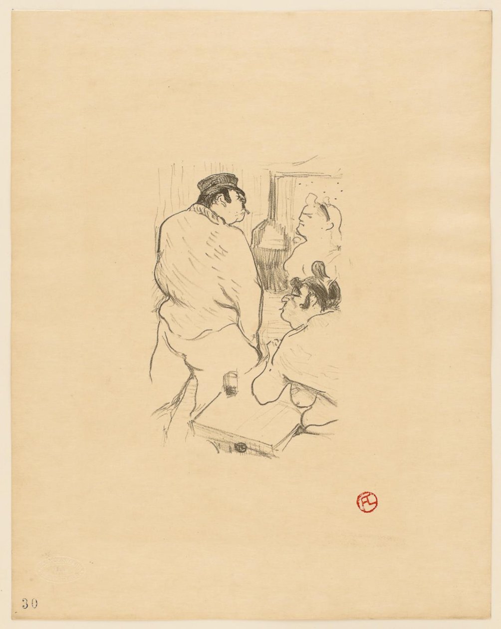 Grenelles terror av Henri de Toulouse Lautrec