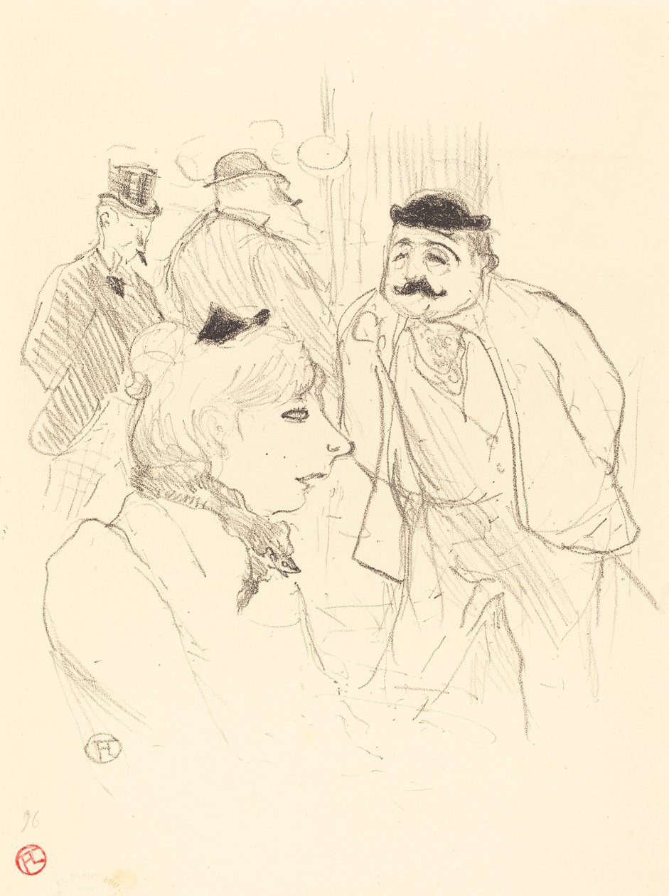 Stengelen (Moulin Rouge) av Henri de Toulouse Lautrec