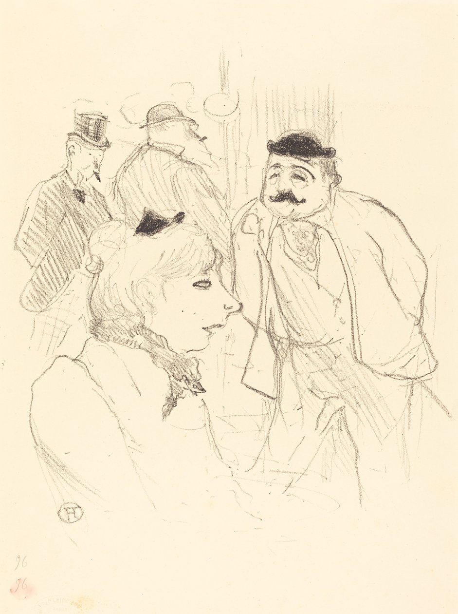 Moulin-Rouge-stammen, 1894. av Henri de Toulouse Lautrec