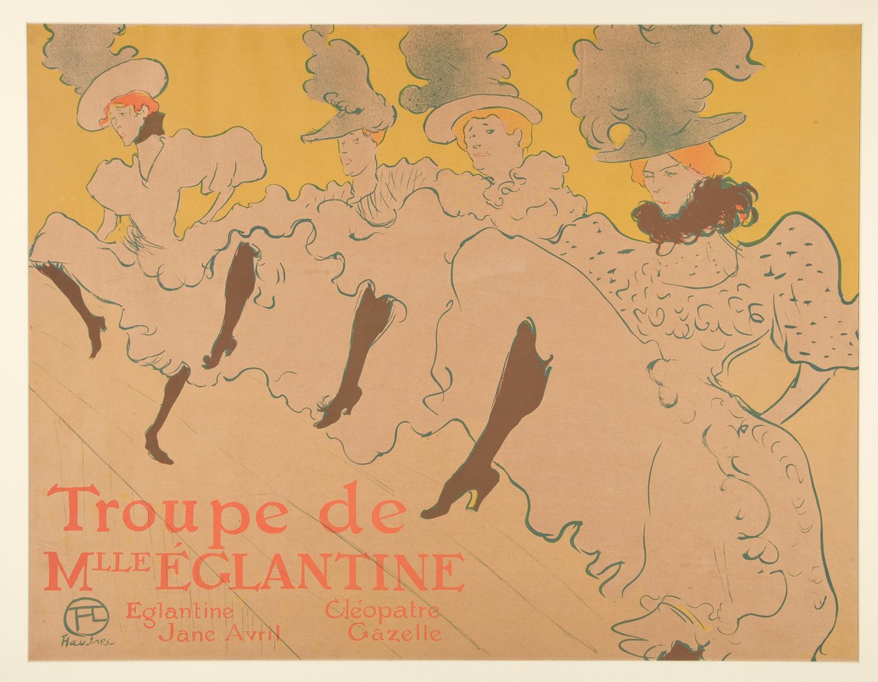 Troppen til Mademoiselle Eglantine (Mademoiselle Eglantine av Henri de Toulouse Lautrec