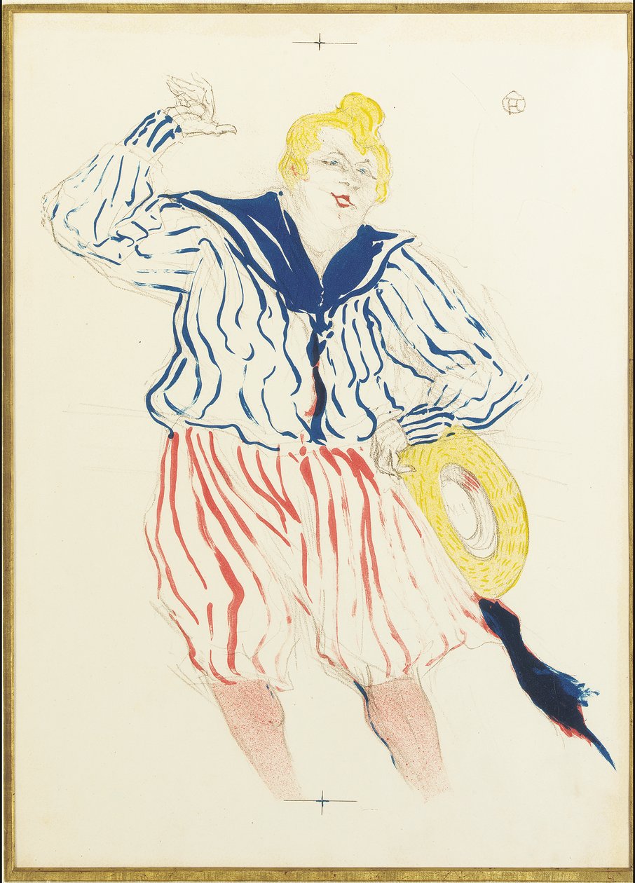 Sjømannssangen, på Stjernen, Le Havre av Henri de Toulouse Lautrec
