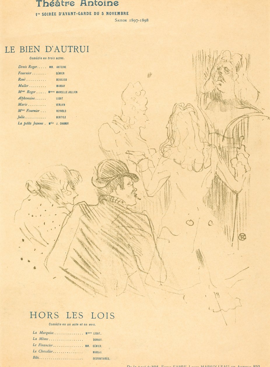 Andres gode; fredløse av Henri de Toulouse Lautrec