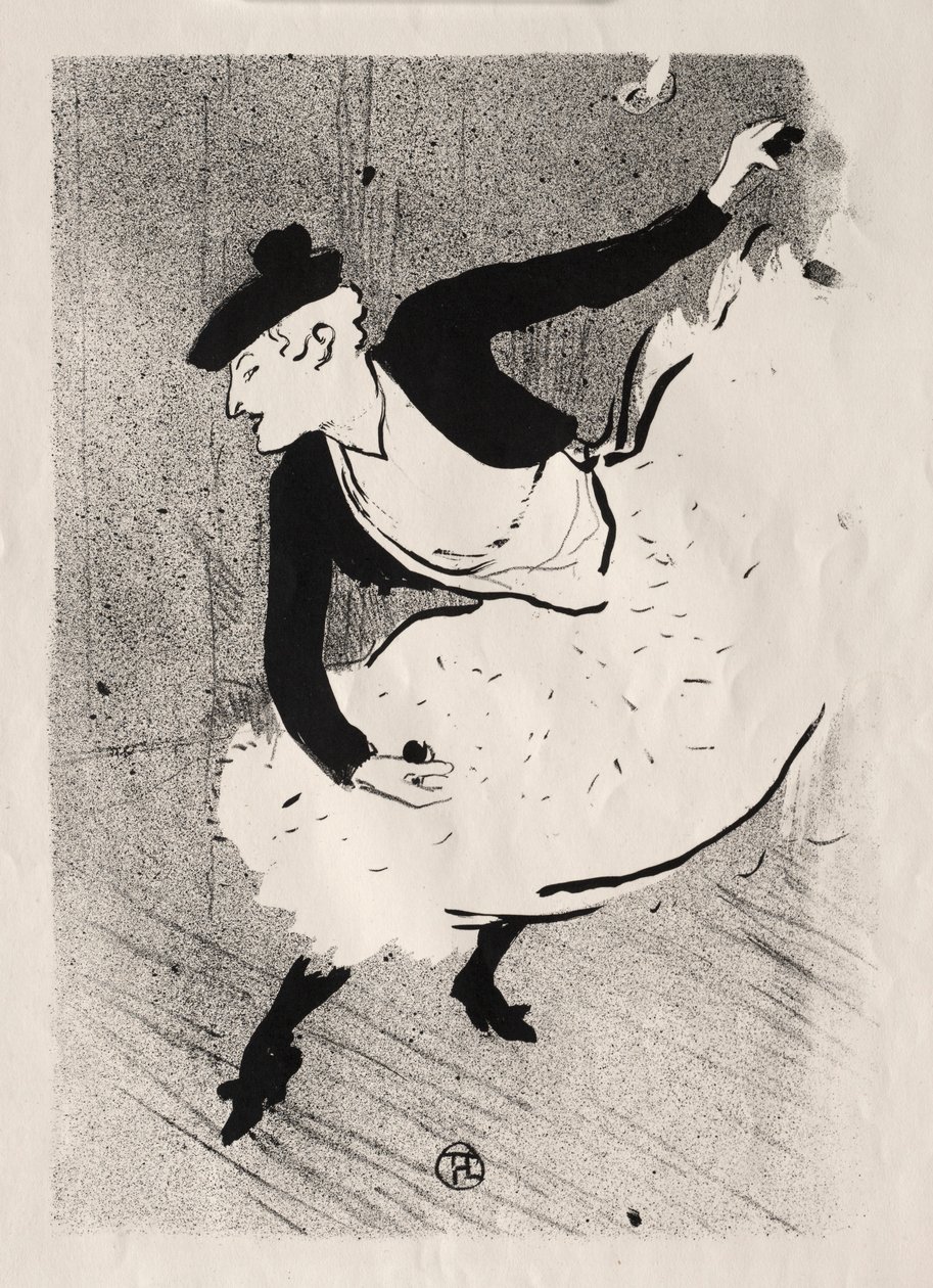 Café-konserten: Edmée Lescot, 1893. av Henri de Toulouse Lautrec
