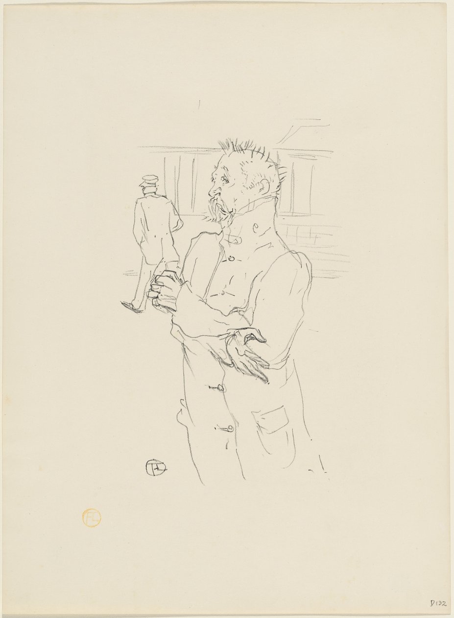 Idioten av Henri de Toulouse Lautrec