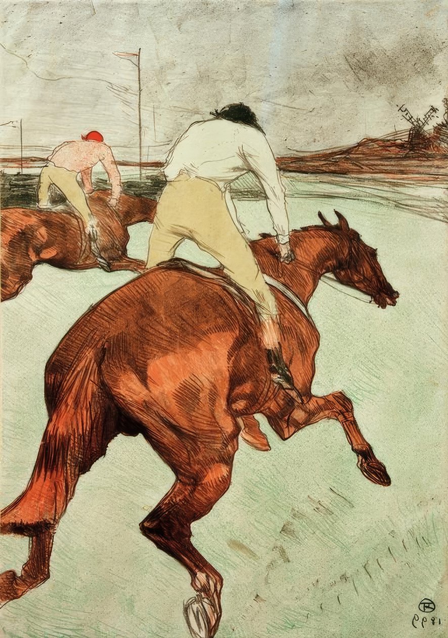Jockeyen av Henri de Toulouse Lautrec