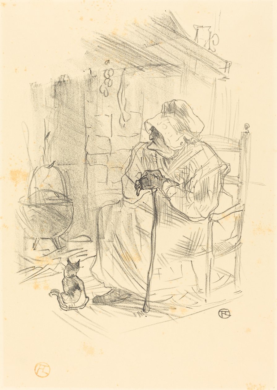 Den hemmelige av Henri de Toulouse Lautrec