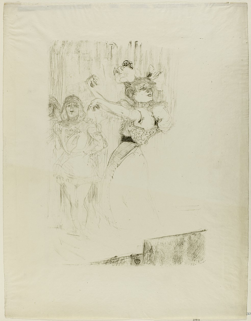 Långiver danser boleroen i Chilpéric av Henri de Toulouse Lautrec