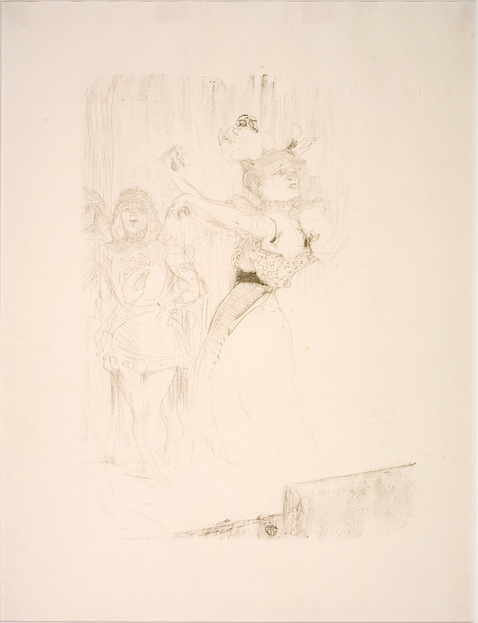 Långiver danser Pas du Boléro, i Chilpéric av Henri de Toulouse Lautrec