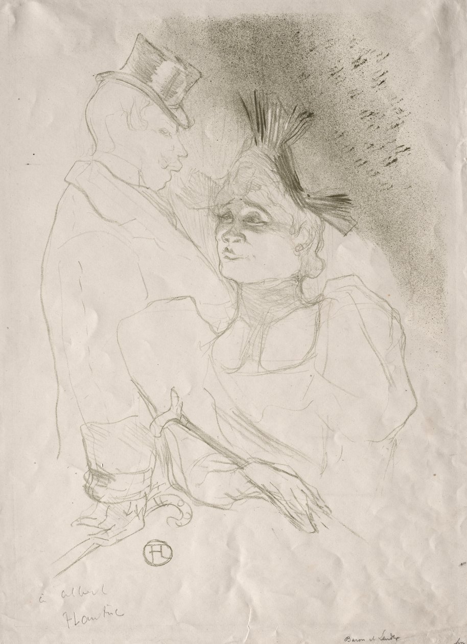 Långiver og Baron av Henri de Toulouse-Lautrec
