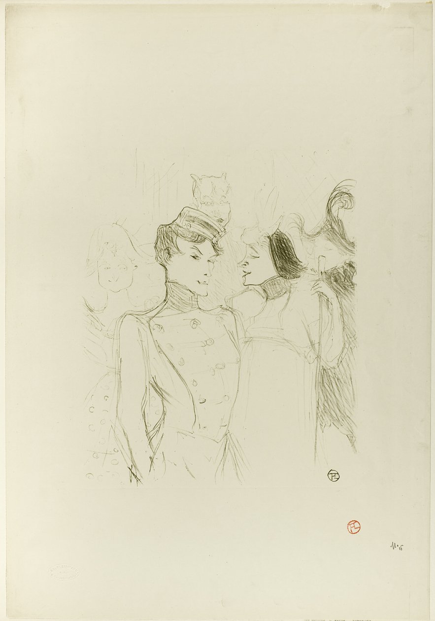 Lender og Lavallière i en revy på Variétés av Henri de Toulouse Lautrec