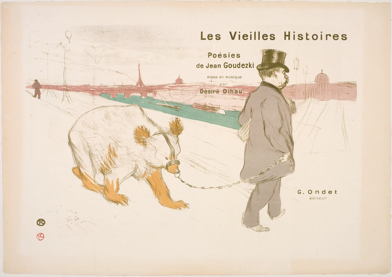 Gamle historier, omslag av Henri de Toulouse Lautrec