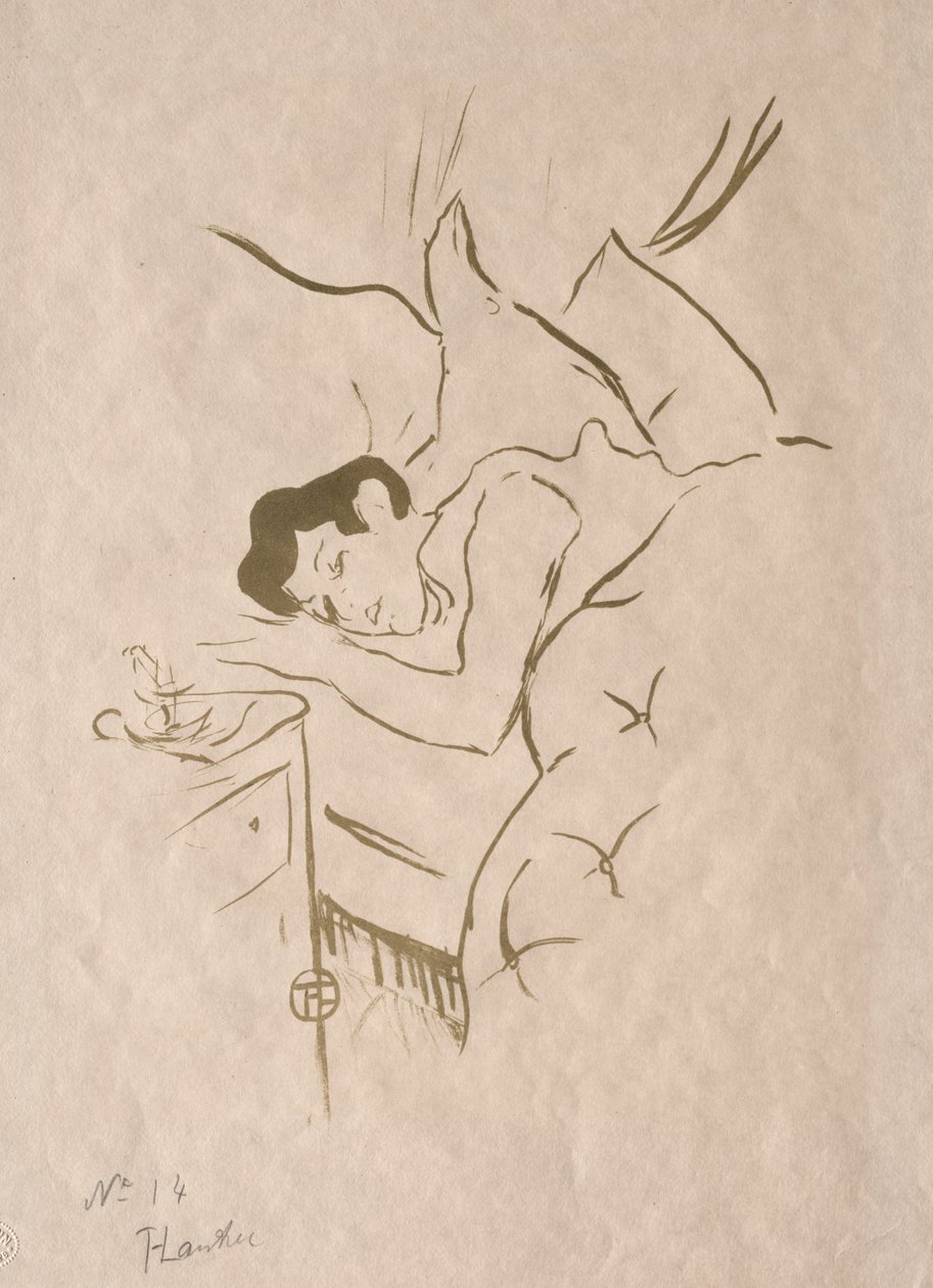 De gamle historiene: Din munn av Henri de Toulouse Lautrec