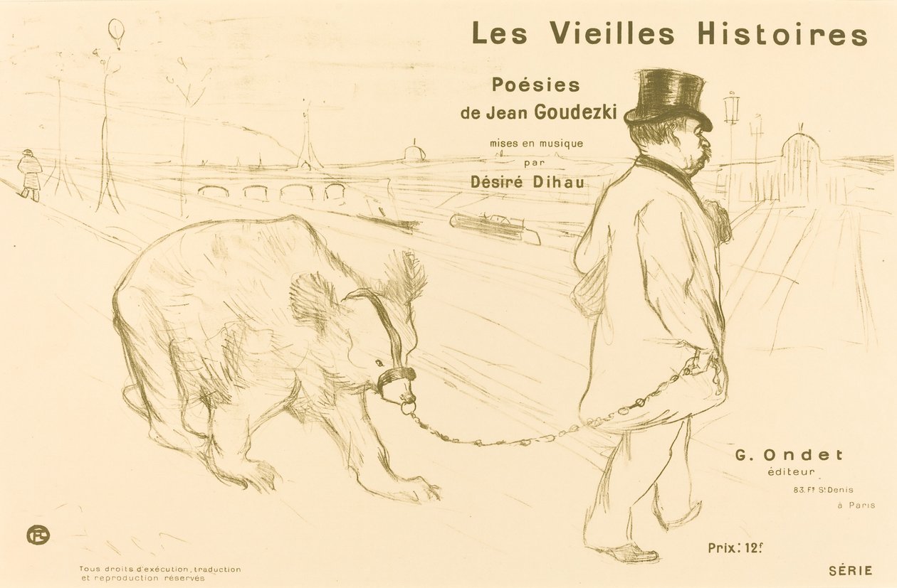 Old Stories (cover/frontispice) av Henri de Toulouse Lautrec