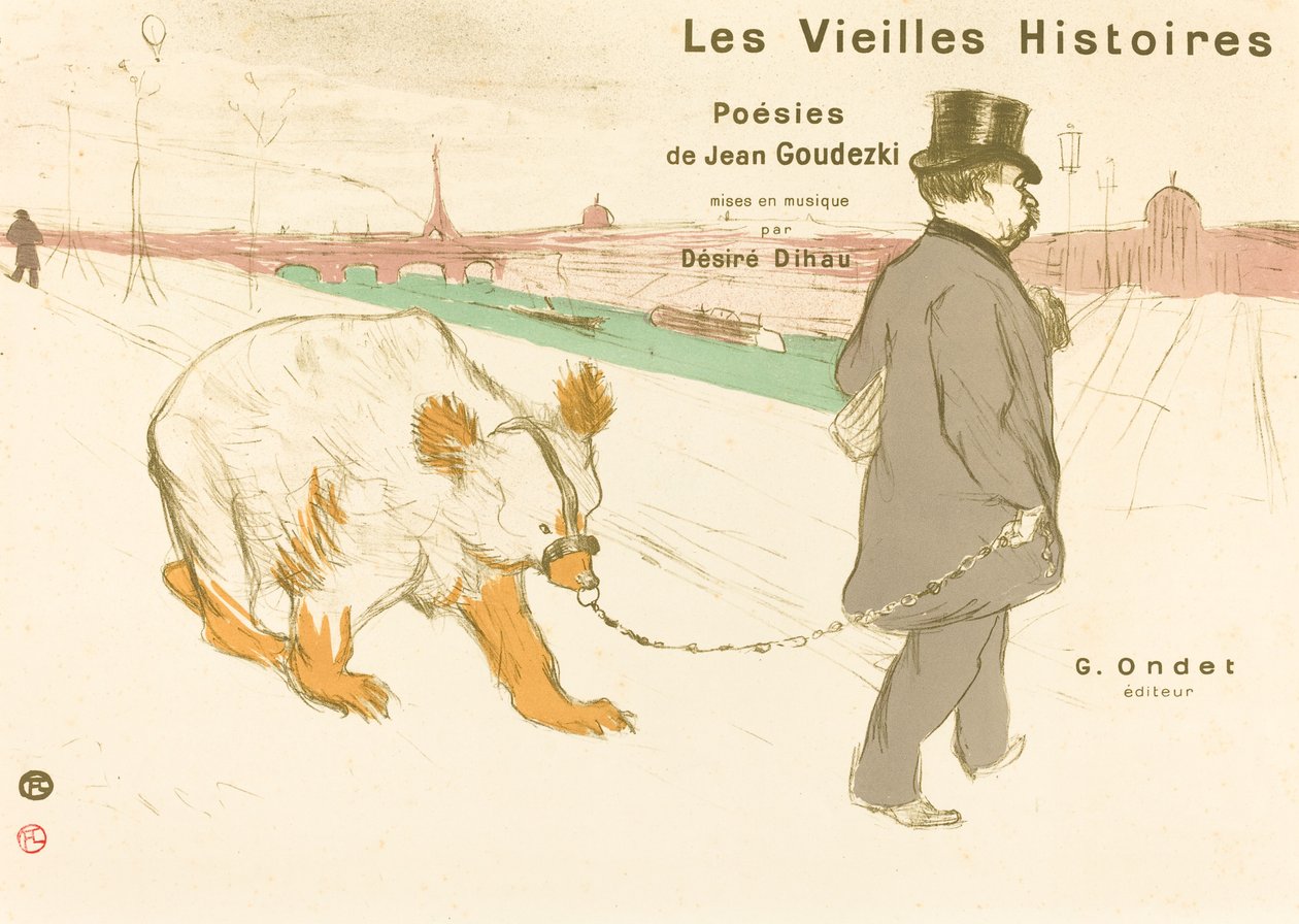 Old Stories (cover/frontispice) av Henri de Toulouse Lautrec