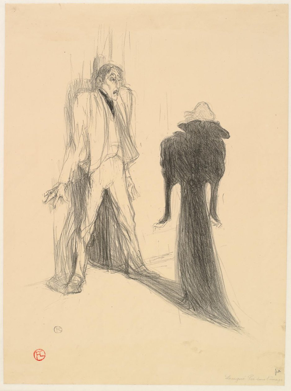 Lugné Poë og Berthe Bady i bildet av Henri de Toulouse Lautrec