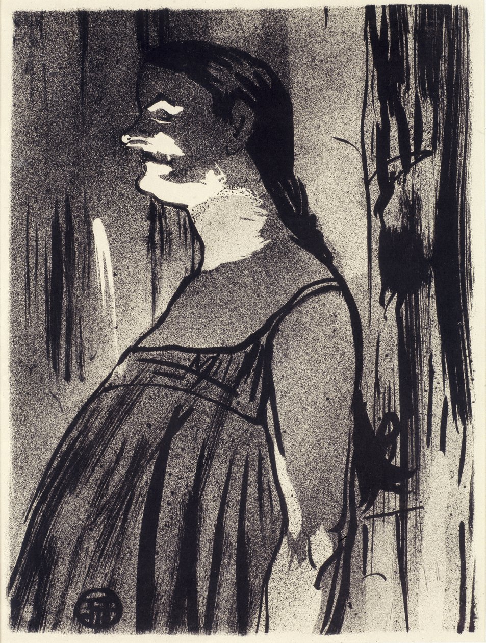 Madame Abdala, plate 6 fra Le Café Concert Series, 1893 av Henri de Toulouse Lautrec