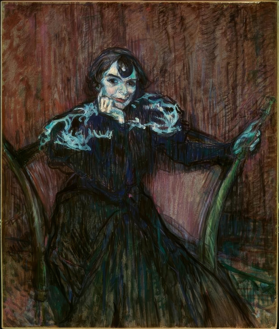 Madame Berthe Bady av Henri de Toulouse Lautrec