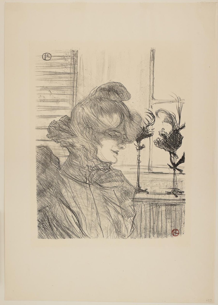 Madame Le Margoin, møller av Henri de Toulouse Lautrec