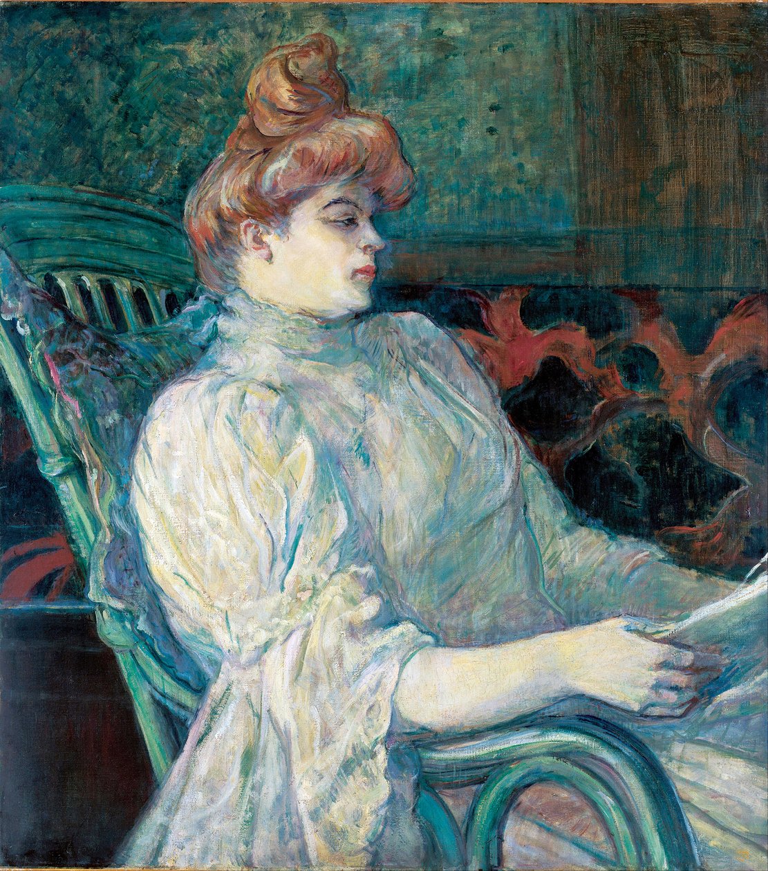 Madame Marthe X. i Bordeaux av Toulouse Lautrec, Henri, de (1864-1901) av Henri de Toulouse Lautrec
