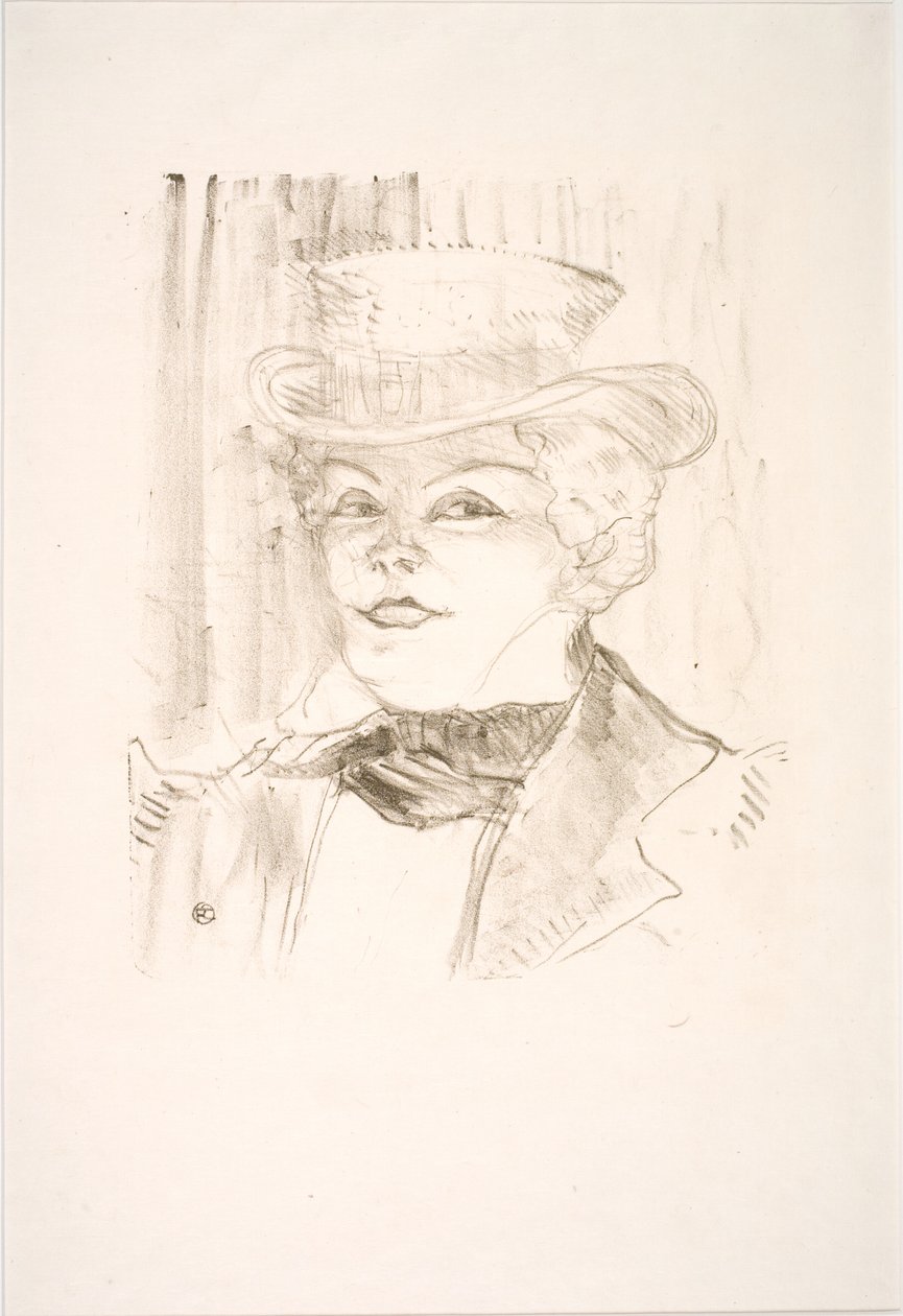 Madame Rejane av Henri de Toulouse Lautrec