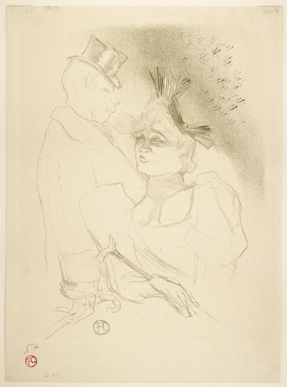 Frøken Lender og Baron av Henri de Toulouse Lautrec