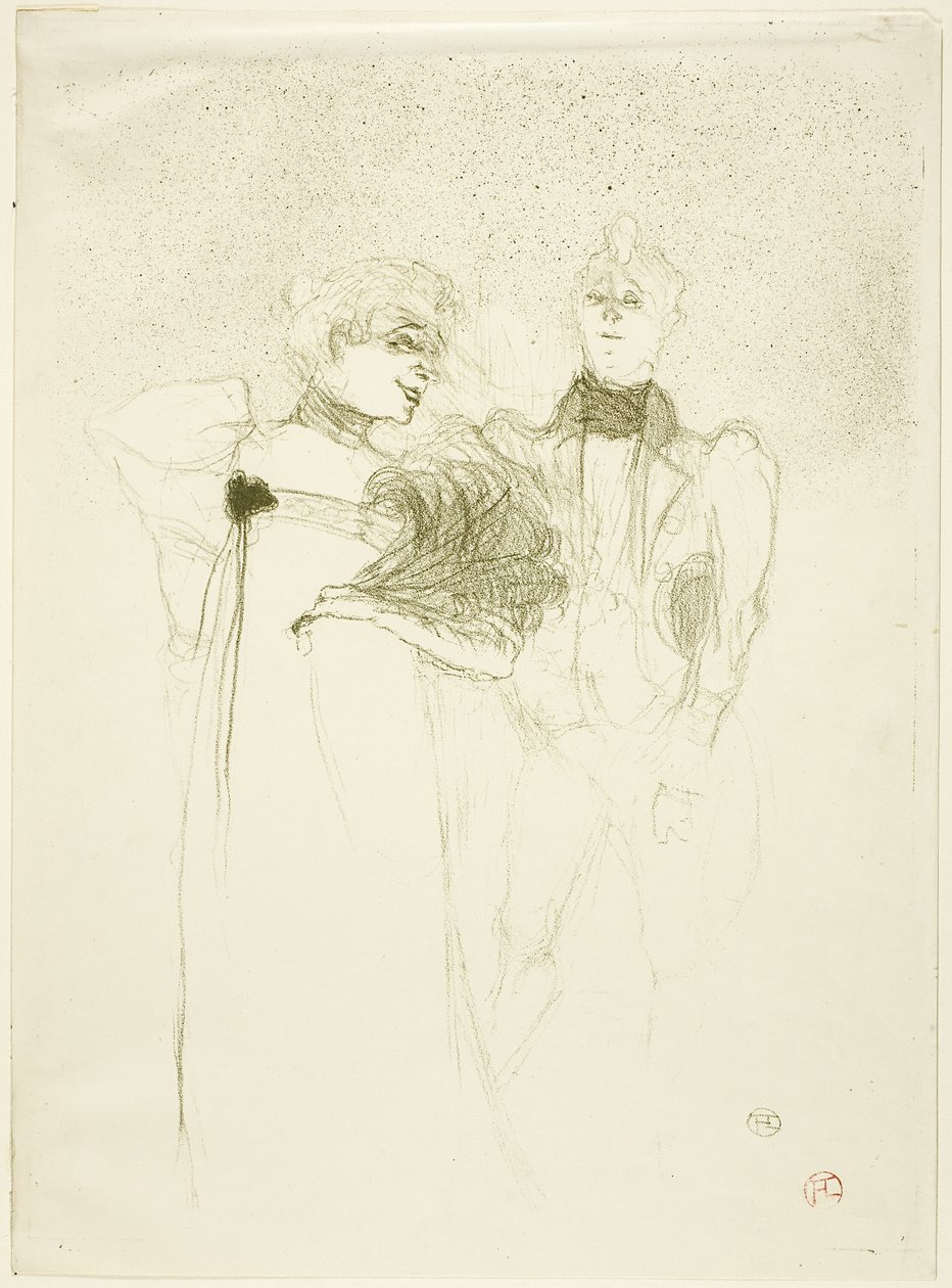 Mademoiselle Lender, i Madam Satan av Henri de Toulouse Lautrec