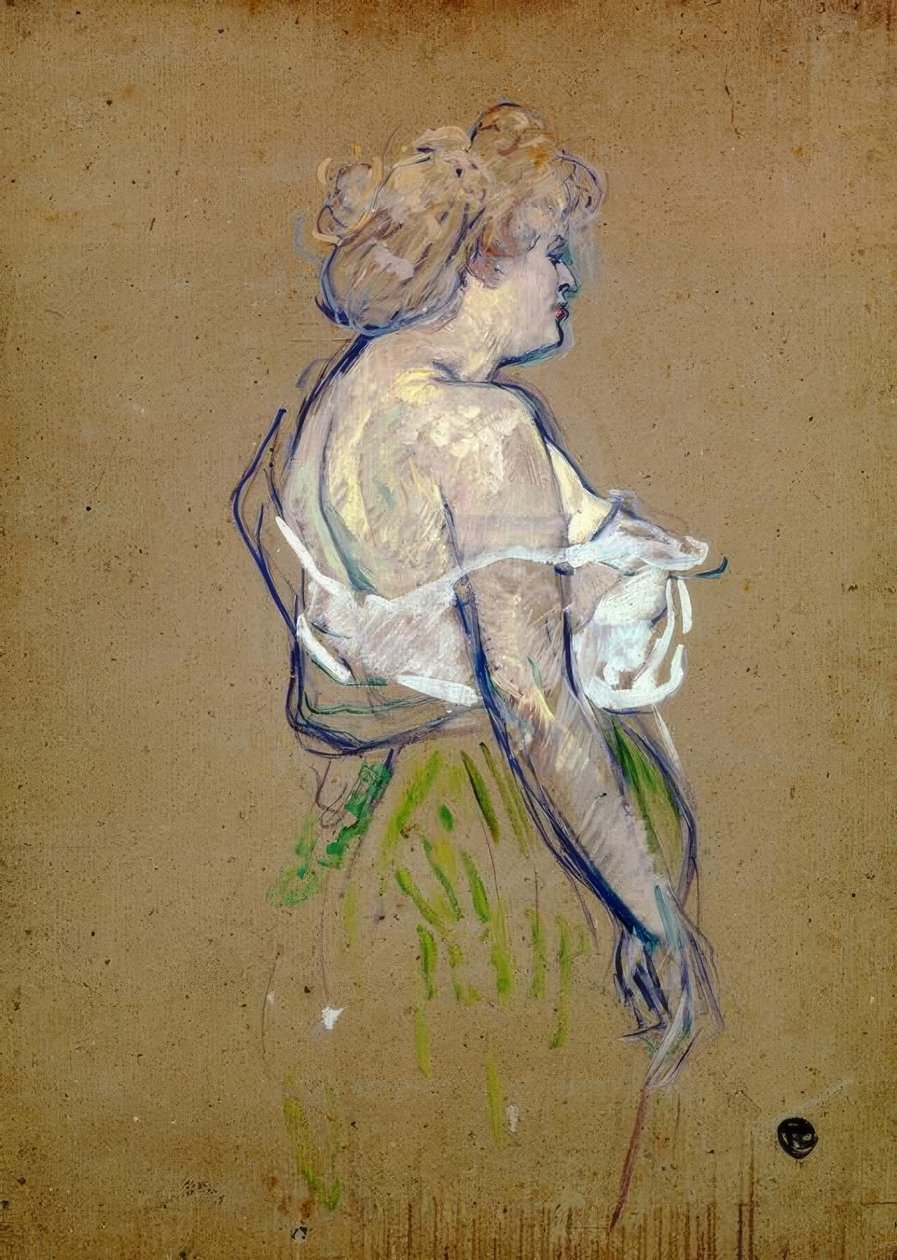 Frøken Lucie Bellanger av Henri de Toulouse Lautrec