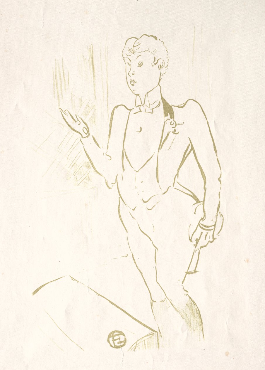 Mary Hamilton av Henri de Toulouse Lautrec
