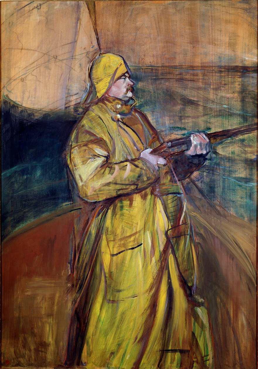 Maurice Joyant i Sommebukta. Maurice Joyant (1866-1930), skribent og gallerist med voks og hagle. Maleri av Henri de Toulouse-Lautrec (Toulouse Lautrec av Henri de Toulouse Lautrec