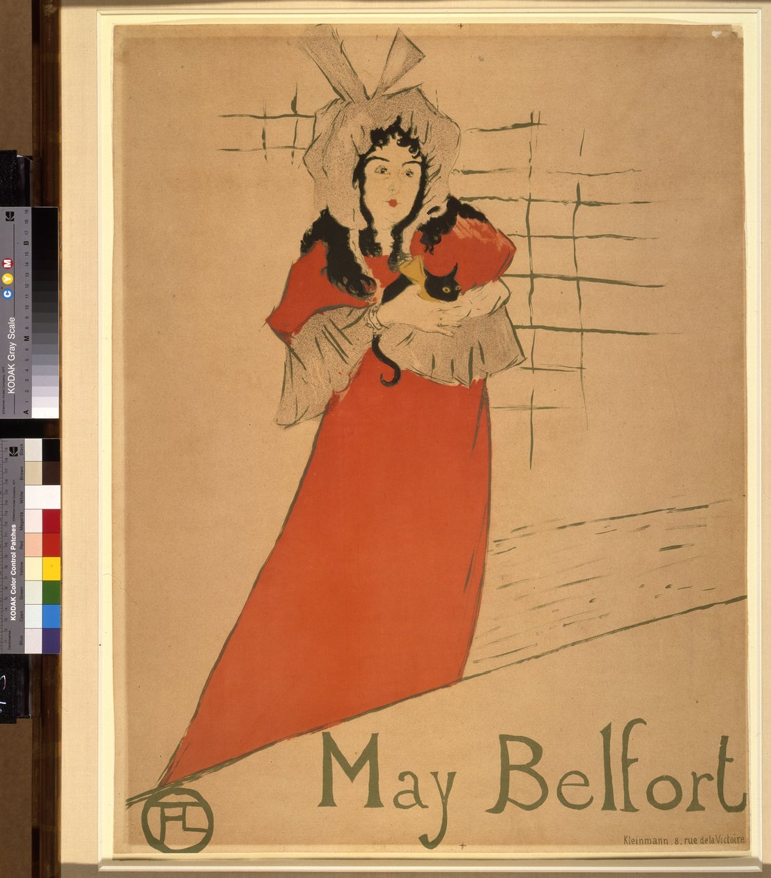 May Belfort, 1895 av Henri de Toulouse Lautrec