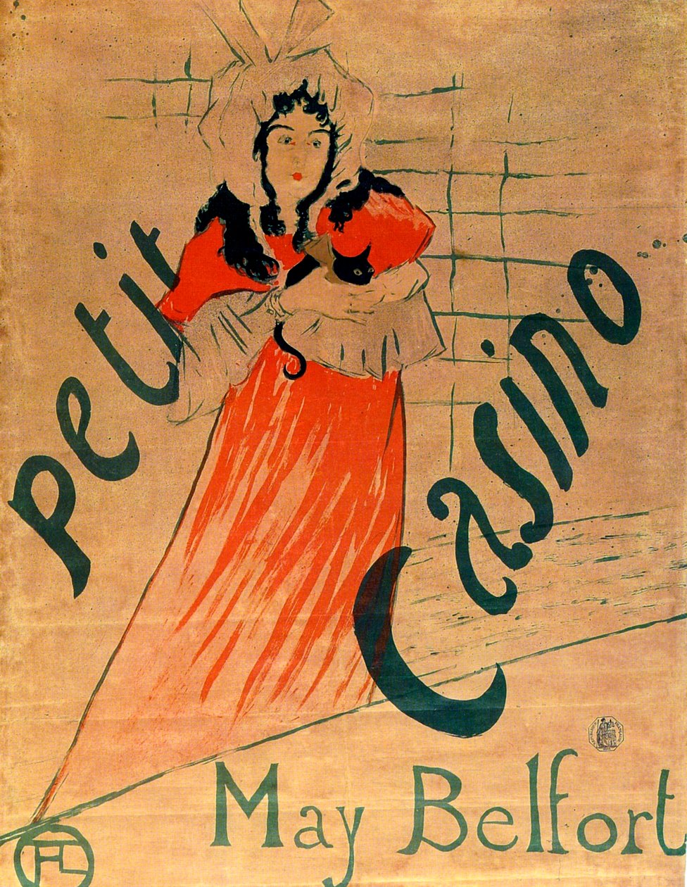 May Belfort, Petit Casino, 1895. av Henri de Toulouse Lautrec