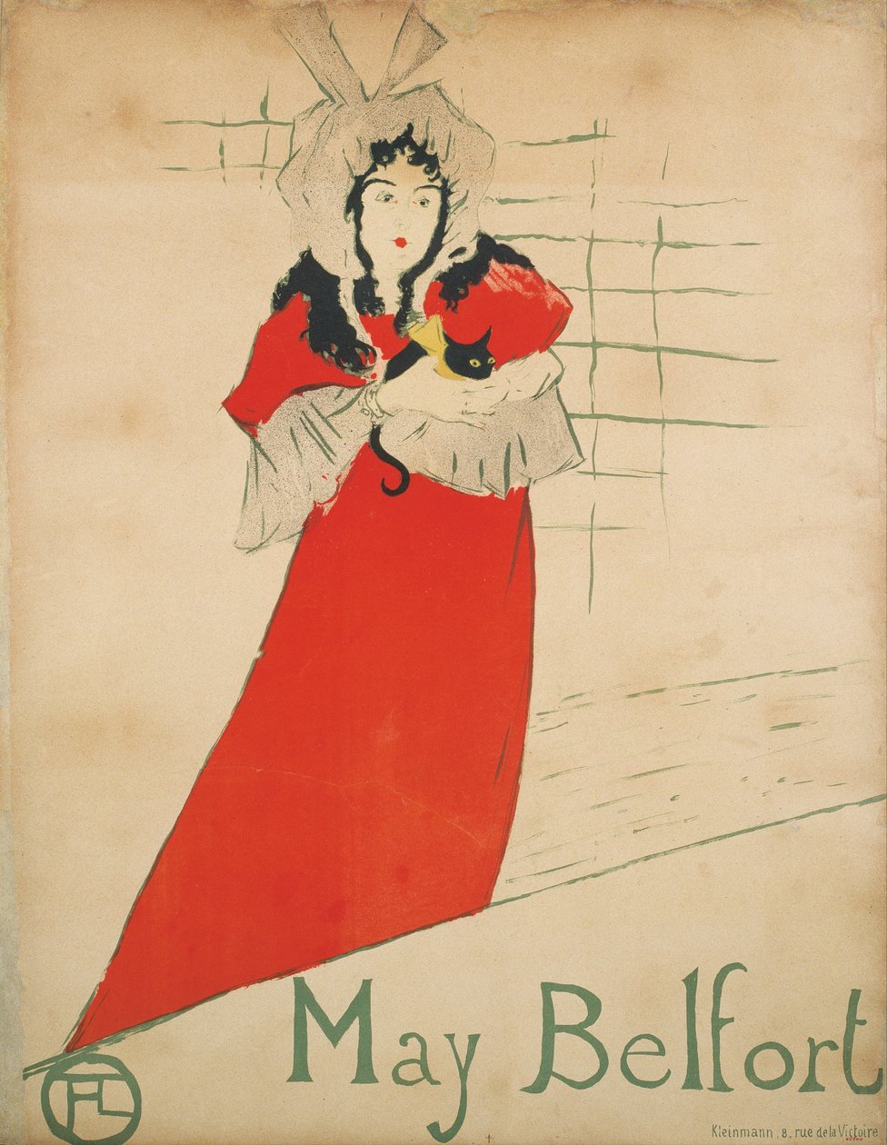 May Belfort-plakat av Henri de Toulouse Lautrec