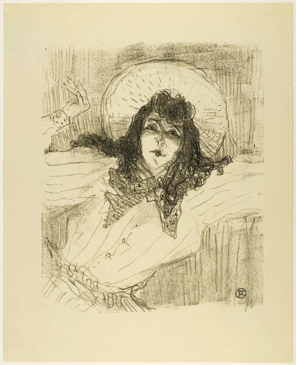 May Belfort, fra Treize Lithographys av Henri de Toulouse Lautrec