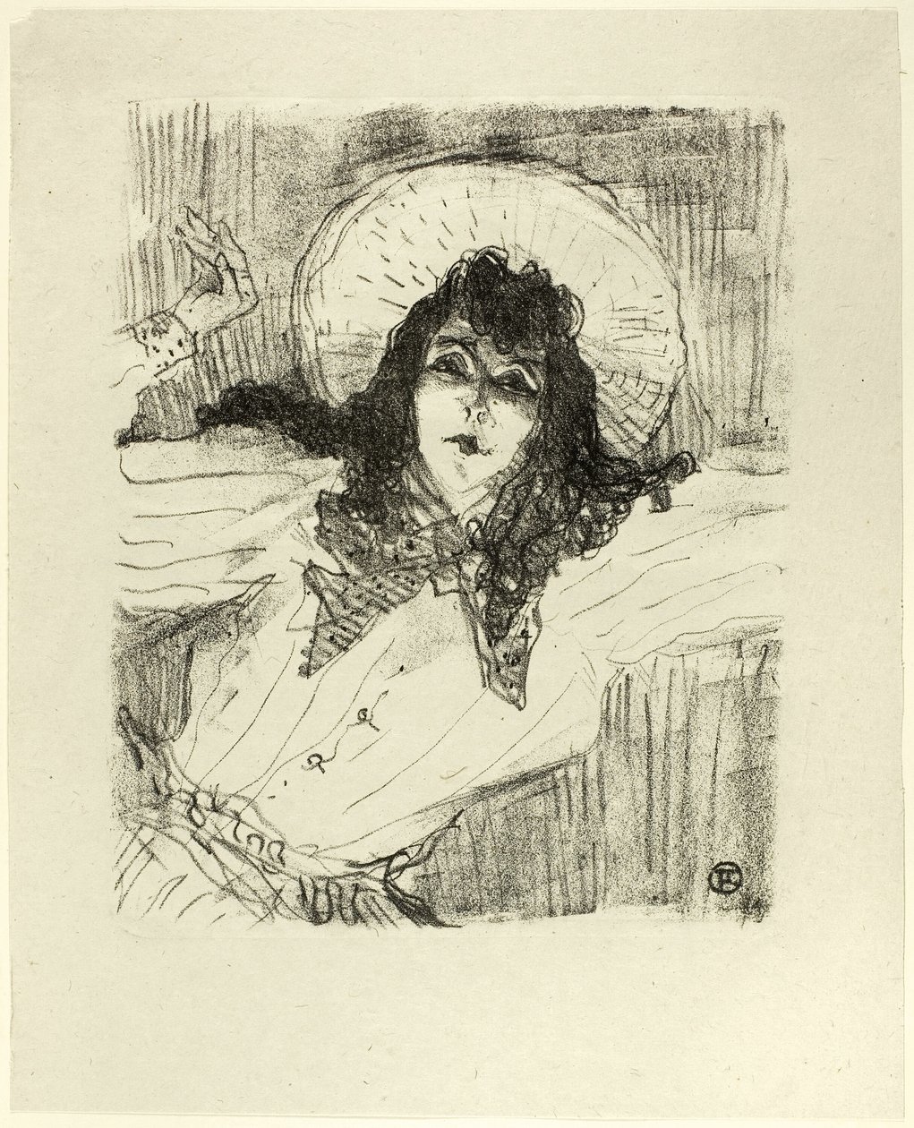 May Belfort, fra Treize Lithographys av Henri de Toulouse Lautrec
