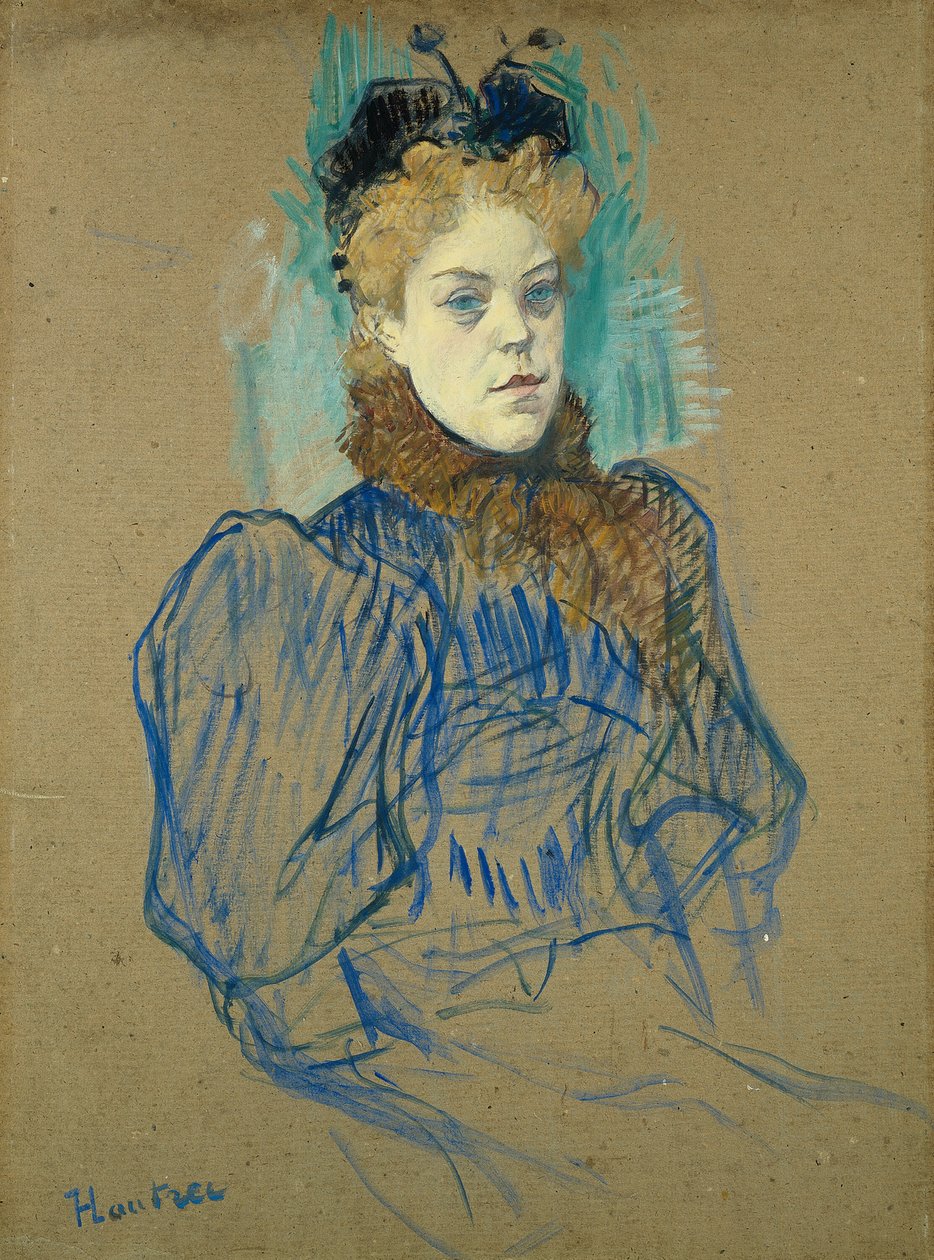 May Milton av Henri de Toulouse Lautrec