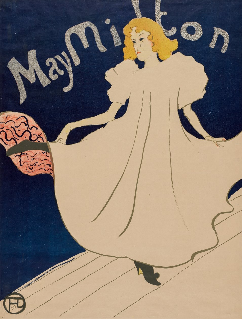 May Milton av Henri de Toulouse Lautrec