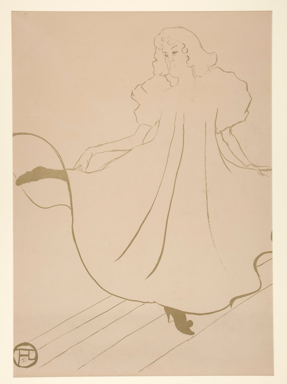 May Milton av Henri de Toulouse Lautrec