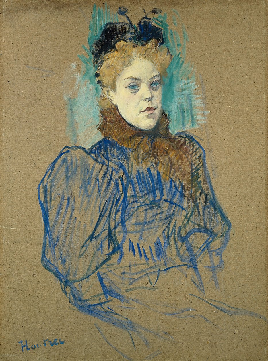 May Milton av Henri de Toulouse Lautrec