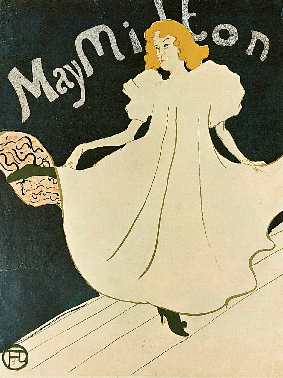 May Milton, 1895. av Henri de Toulouse Lautrec