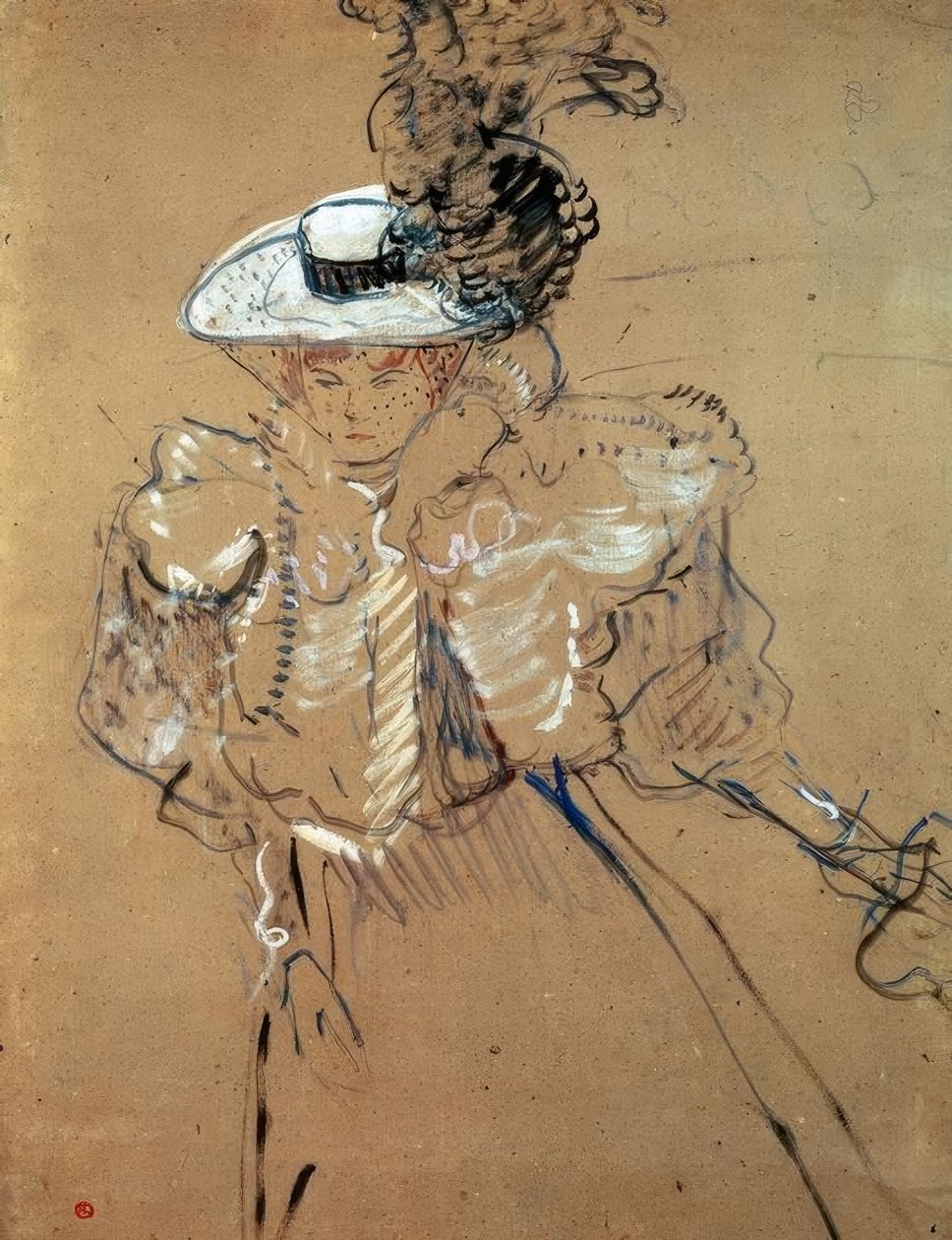 Misia Natanson av Henri de Toulouse Lautrec