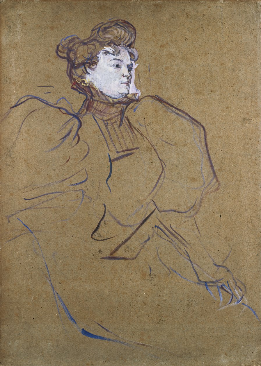 Misia Natanson, ca. 1897 av Henri de Toulouse Lautrec
