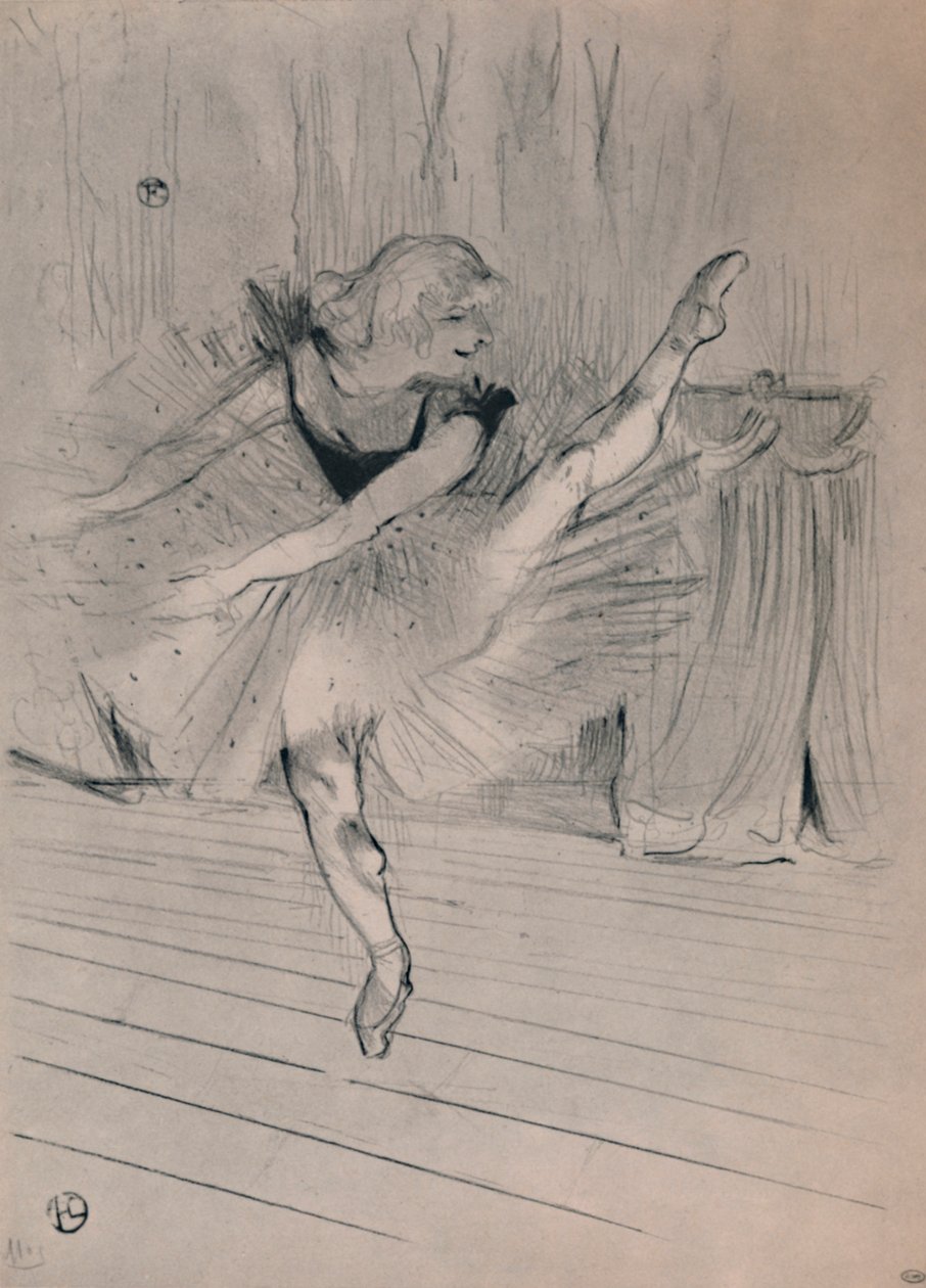 Miss Ida Heath, engelsk danser, ca. 1894, 1946. av Henri de Toulouse Lautrec