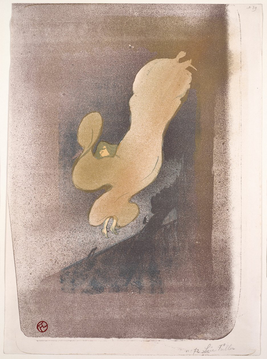 Frøken Loïe Fuller av Henri de Toulouse Lautrec