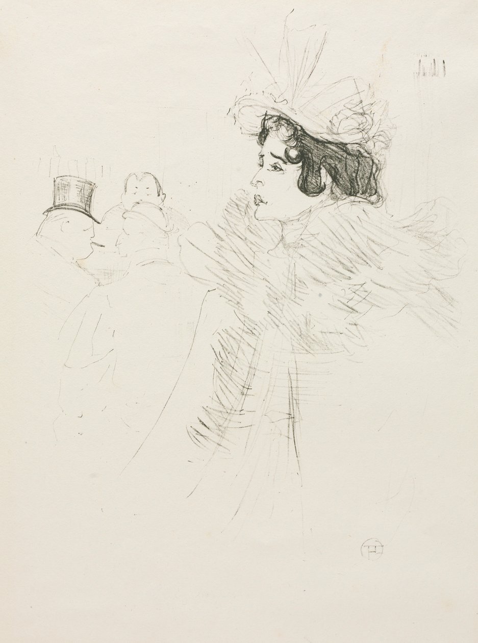 Frøken May Belfort, 1895. av Henri de Toulouse Lautrec