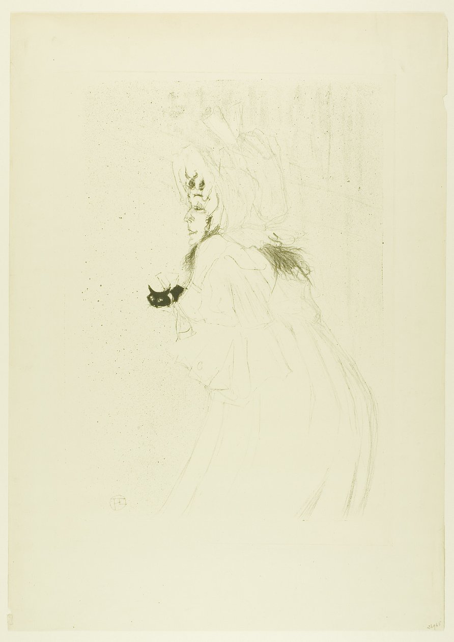 Frøken May Belfort tar en bue av Henri de Toulouse Lautrec